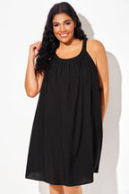Plus Size Sleeveless Flowy Beach Cover Up