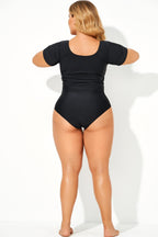 Black Elegant High Waist Women Brief